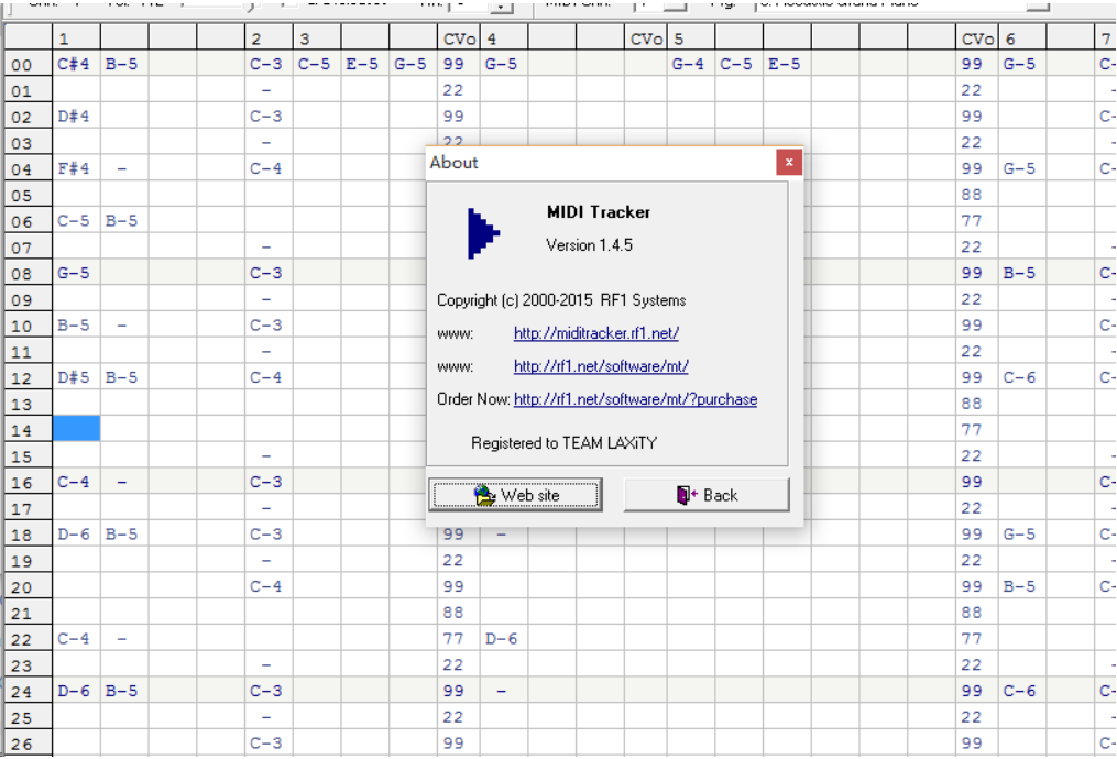 MIDI Tracker