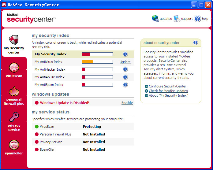 McAfee VirusScan
